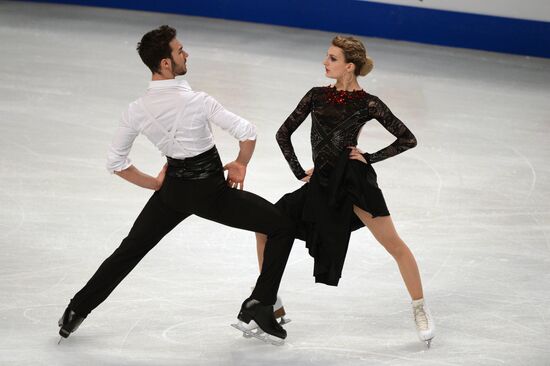 European Figure Skating Championships. Ice dancing. Short program