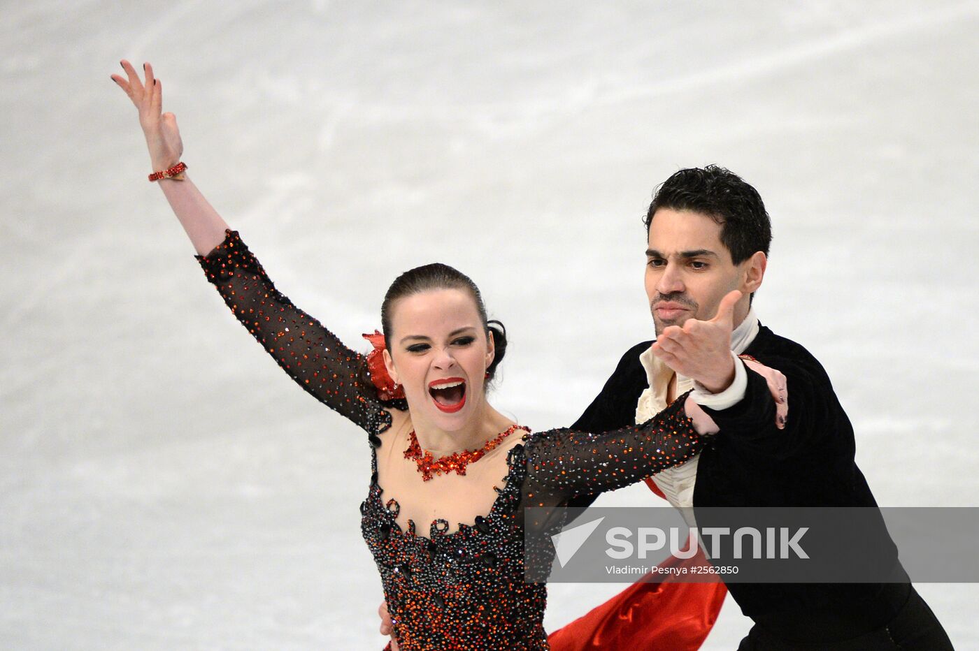 European Figure Skating Championships. Ice dancing. Short program