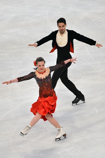 European Figure Skating Championships. Ice dancing. Short program