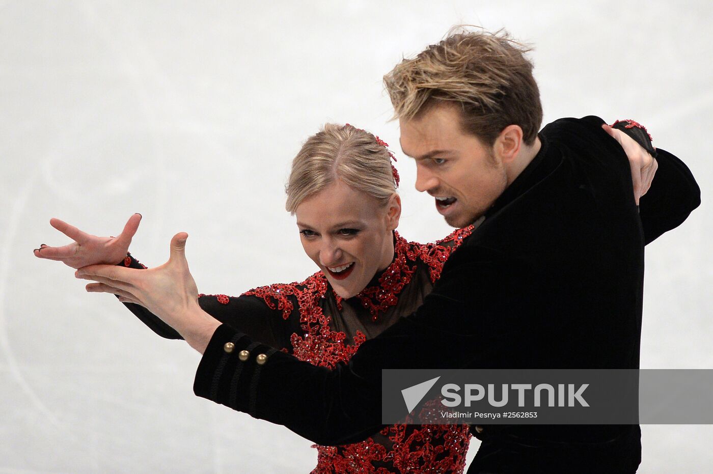 European Figure Skating Championships. Ice dancing. Short program