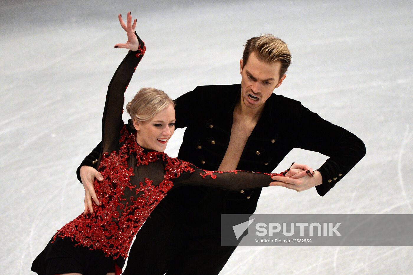 European Figure Skating Championships. Ice dancing. Short program