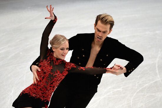 European Figure Skating Championships. Ice dancing. Short program