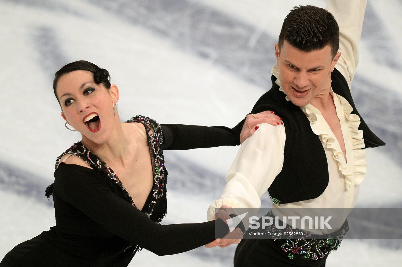 European Figure Skating Championships. Ice dancing. Short program