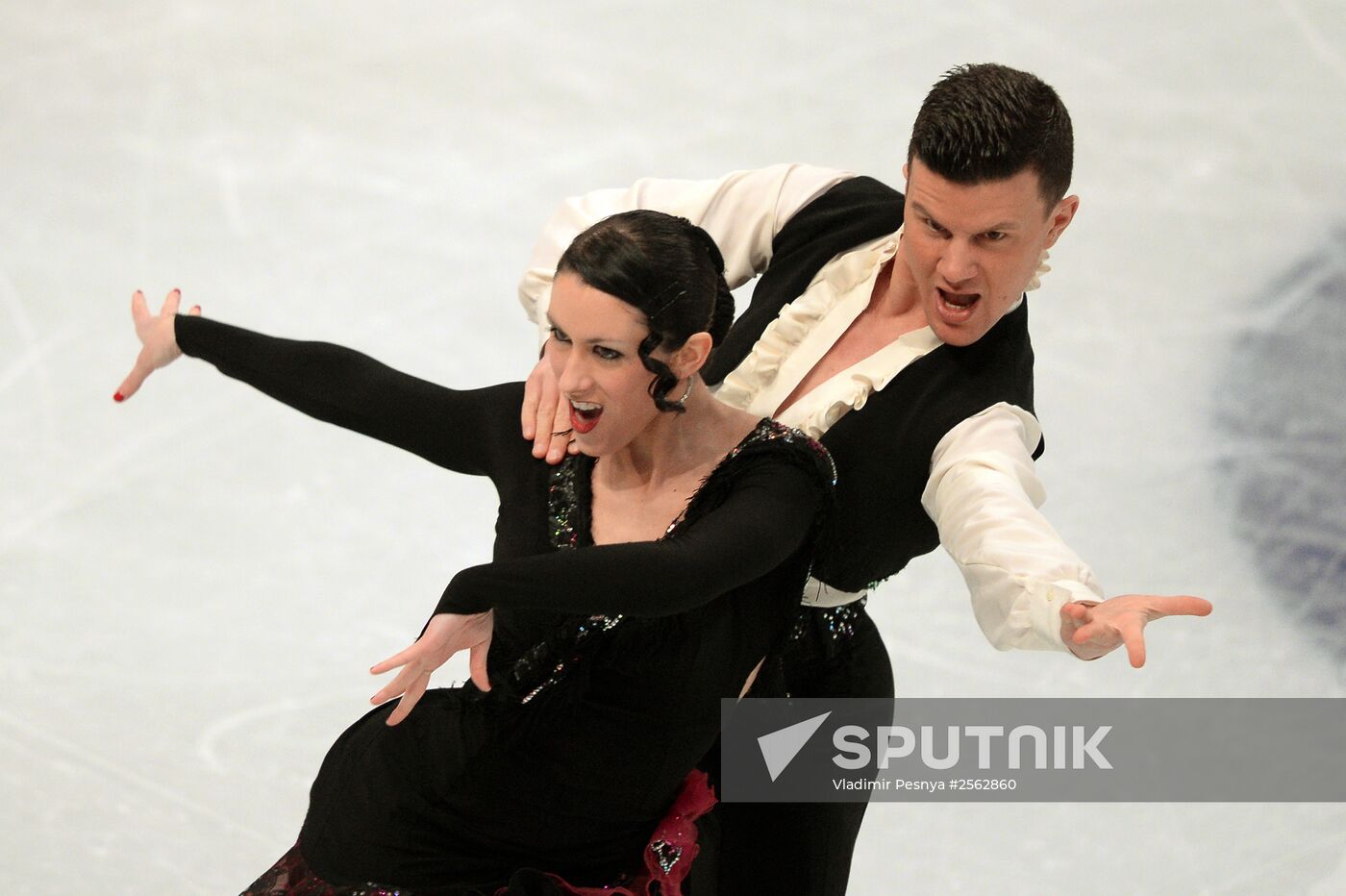 European Figure Skating Championships. Ice dancing. Short program