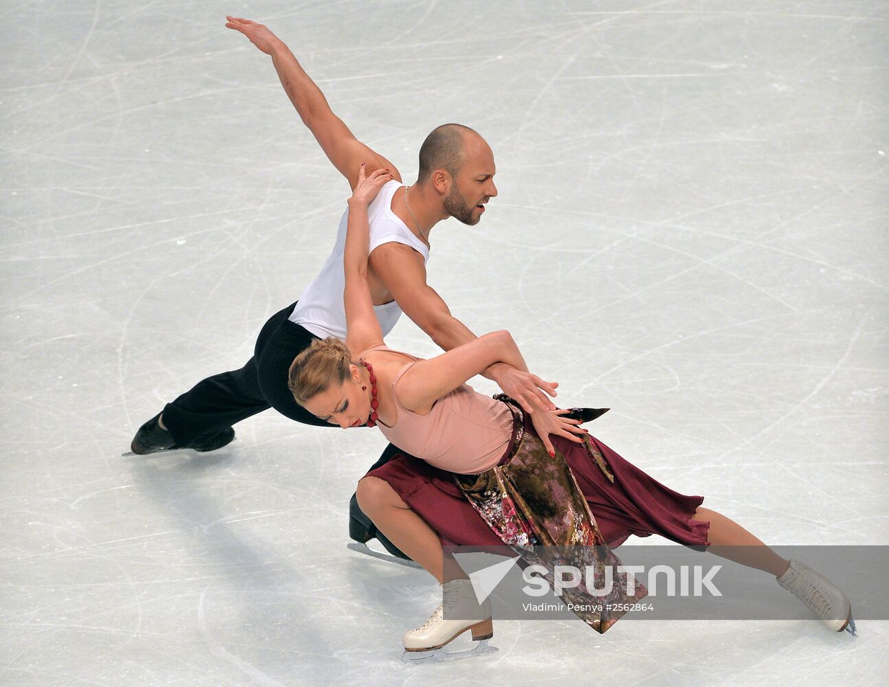 European Figure Skating Championships. Ice dancing. Short program