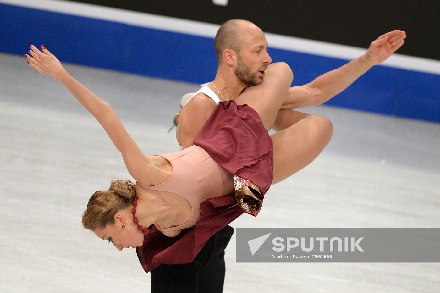 European Figure Skating Championships. Ice dancing. Short program