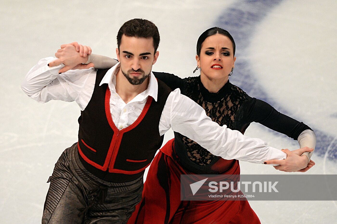 European Figure Skating Championships. Ice dancing. Short program