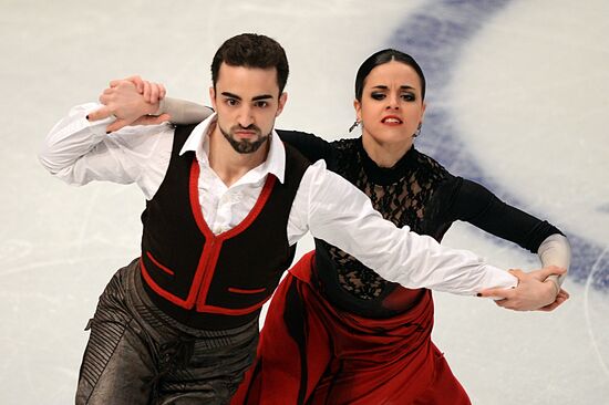 European Figure Skating Championships. Ice dancing. Short program