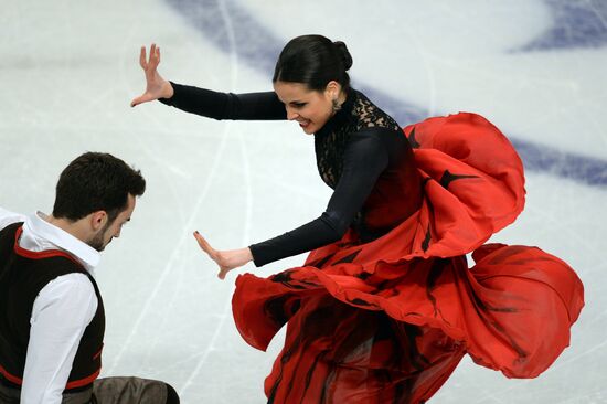 European Figure Skating Championships. Ice dancing. Short program