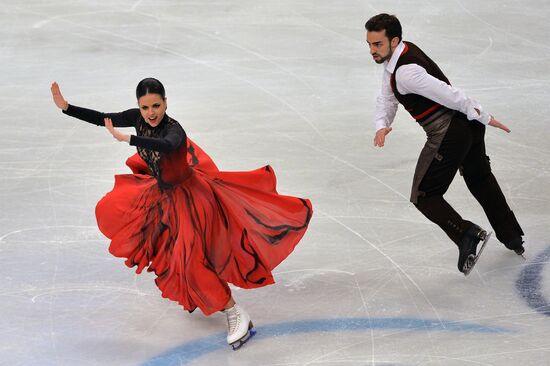 European Figure Skating Championships. Ice dancing. Short program