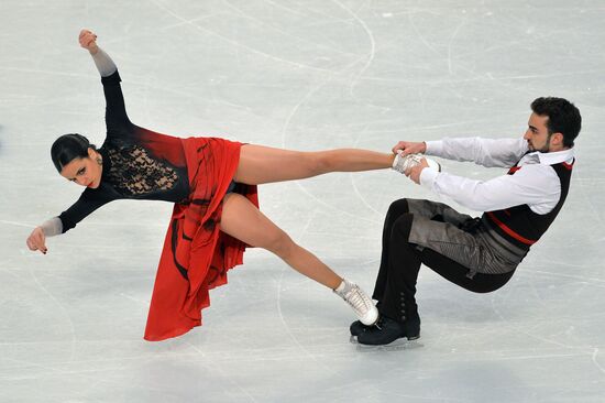 European Figure Skating Championships. Ice dancing. Short program