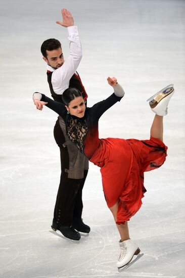 European Figure Skating Championships. Ice dancing. Short program