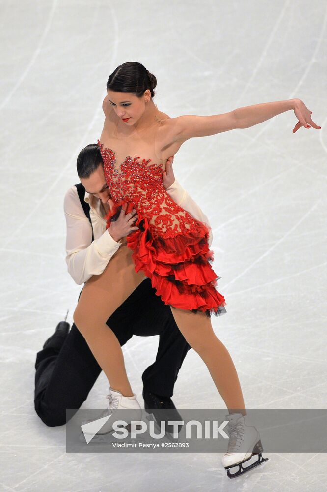 European Figure Skating Championships. Ice dancing. Short program