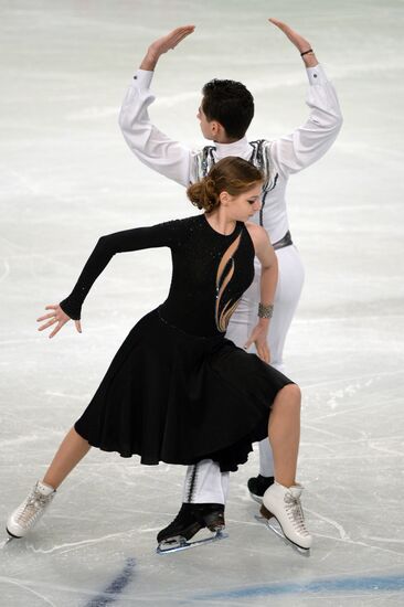 European Figure Skating Championships. Ice dancing. Short program