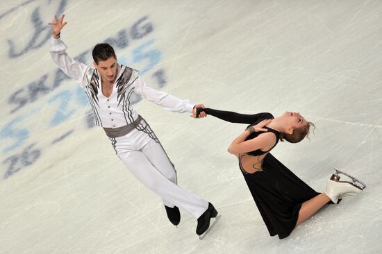 European Figure Skating Championships. Ice dancing. Short program