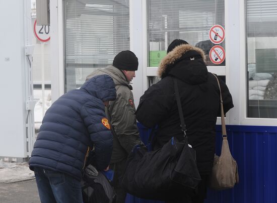 Matveyev-Kurgan checkpoint in Rostov Region