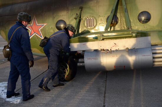 Central Military District air base in Kamensk-Uralsky