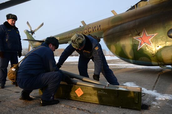 Central Military District air base in Kamensk-Uralsky