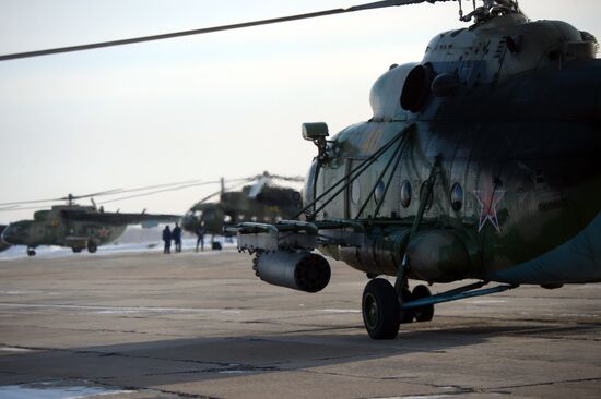 Central Military District air base in Kamensk-Uralsky