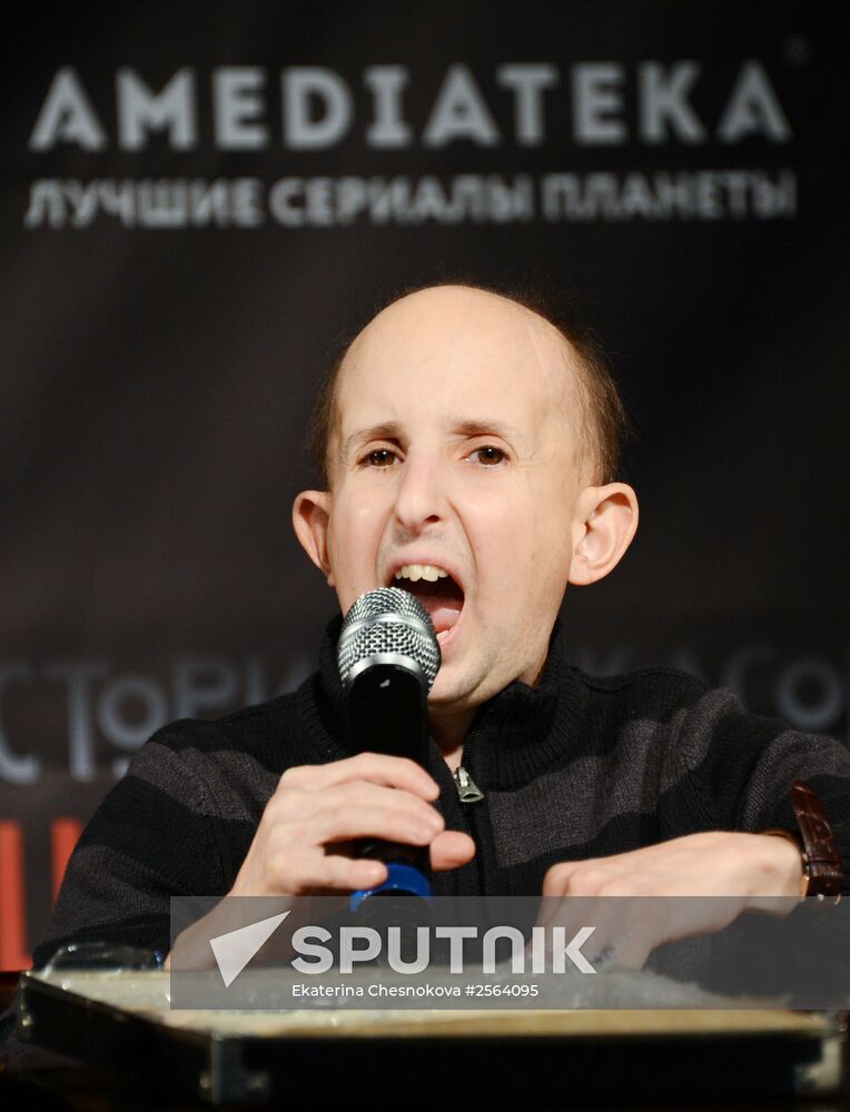 Guests and participants of Kaplya International Horror Film Awards ceremony in Moscow