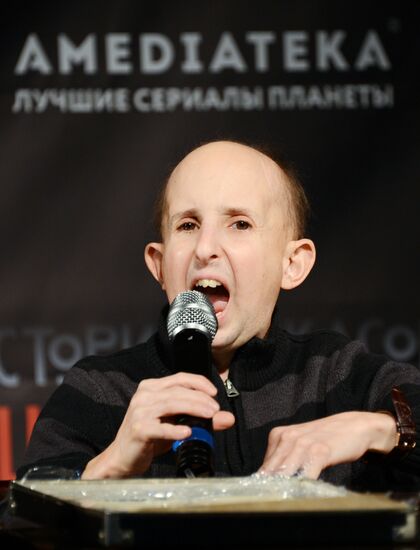 Guests and participants of Kaplya International Horror Film Awards ceremony in Moscow