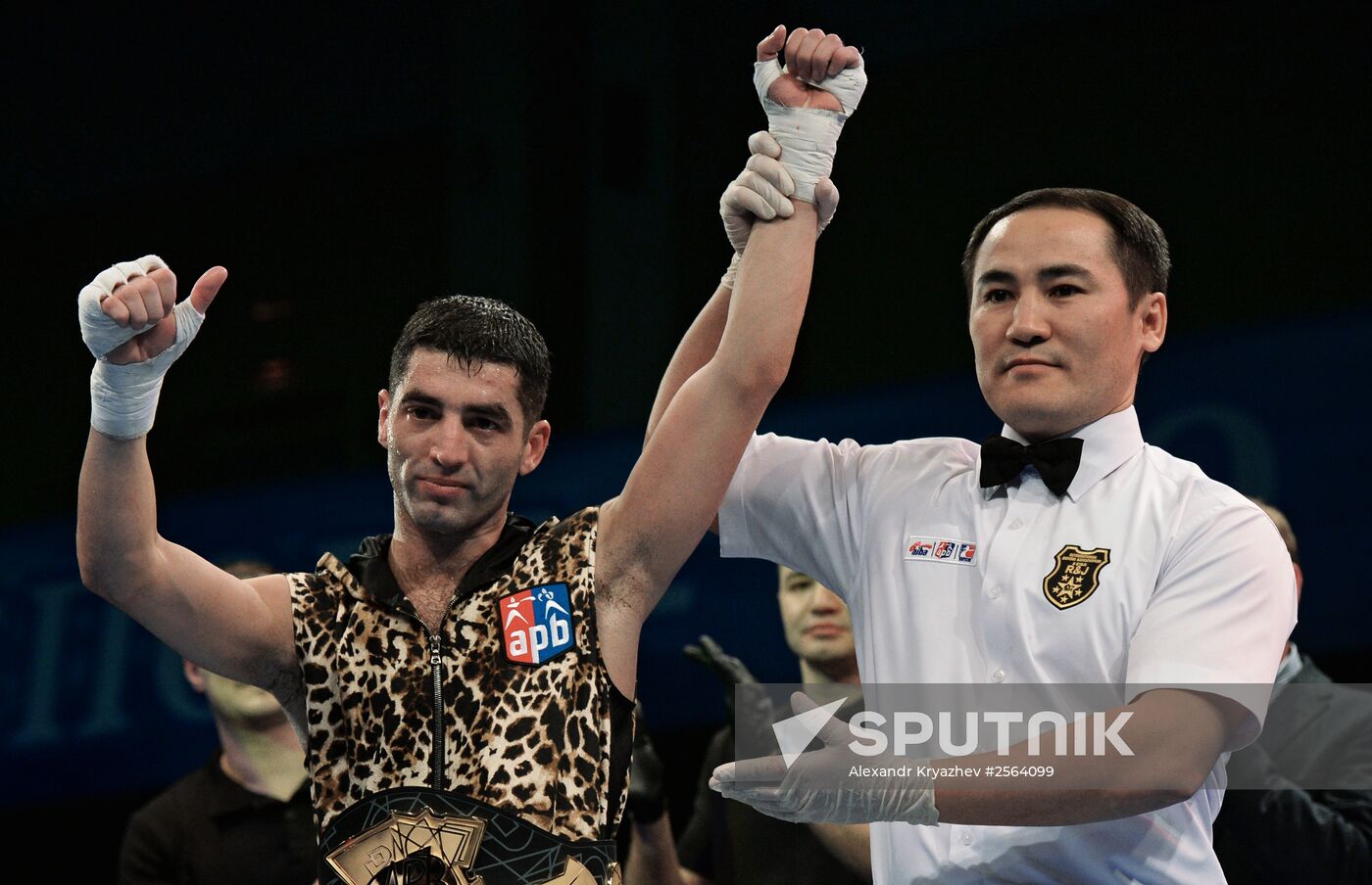 AIBA Pro Boxing international tournament. Mikhail Aloyan vs. Elias Emigdio