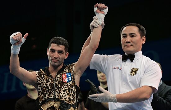 AIBA Pro Boxing international tournament. Mikhail Aloyan vs. Elias Emigdio