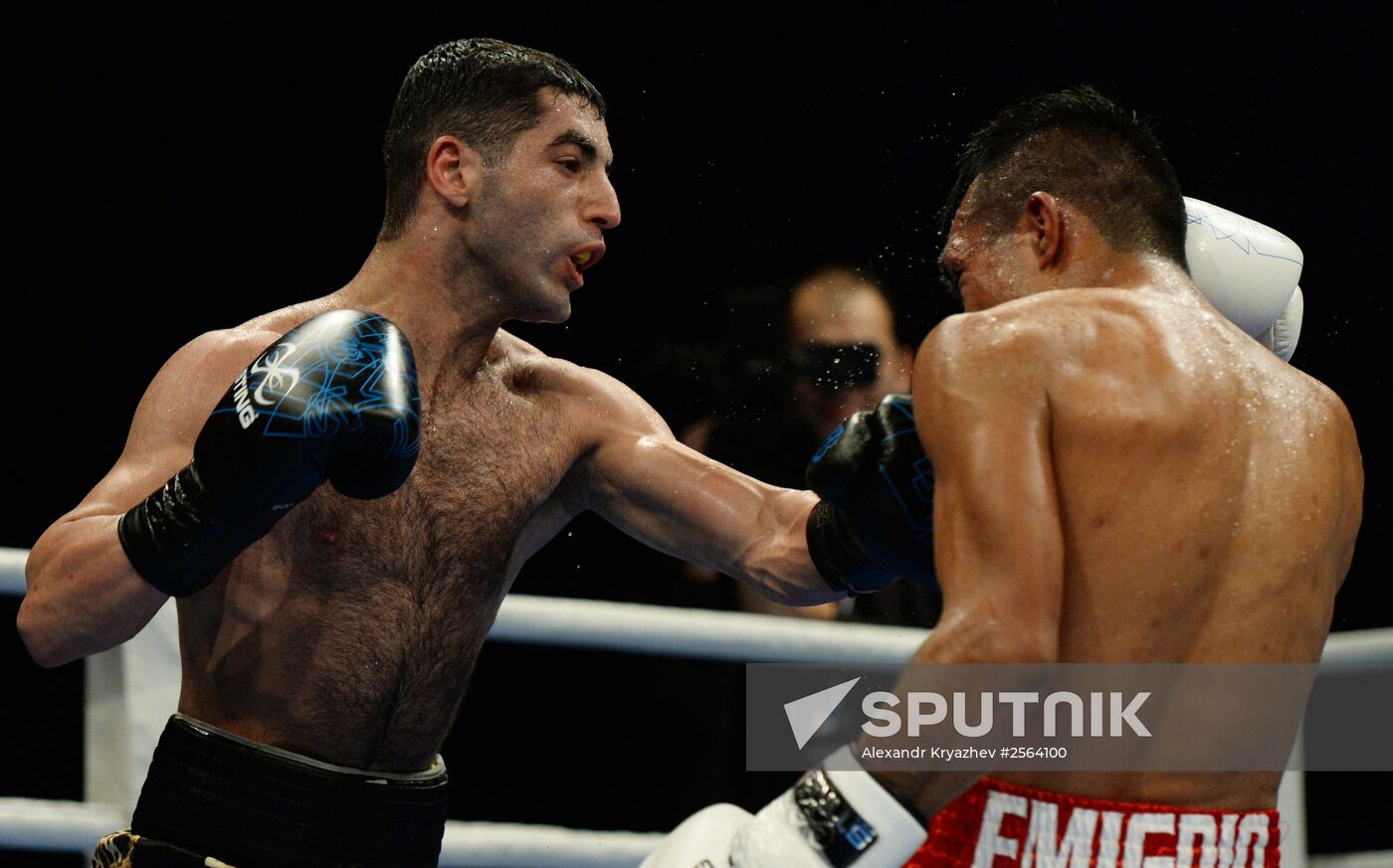 AIBA Pro Boxing international tournament. Mikhail Aloyan vs. Elias Emigdio