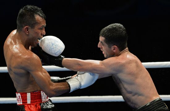 AIBA Pro Boxing international tournament. Mikhail Aloyan vs. Elias Emigdio