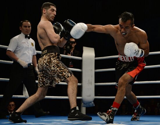 AIBA Pro Boxing international tournament. Mikhail Aloyan vs. Elias Emigdio