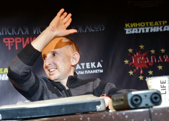 Actors hold news conference at Kaplya International Horror Film Awards