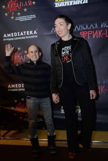 Guests and participants of Kaplya International Horror Film Awards ceremony in Moscow