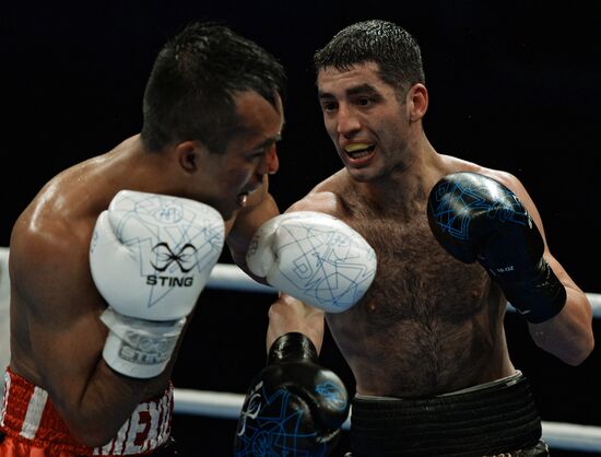 AIBA Pro Boxing international tournament. Mikhail Aloyan vs. Elias Emigdio