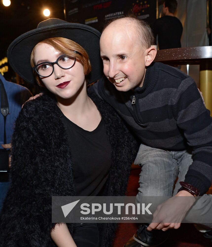 Guests and participants of Kaplya International Horror Film Awards ceremony in Moscow