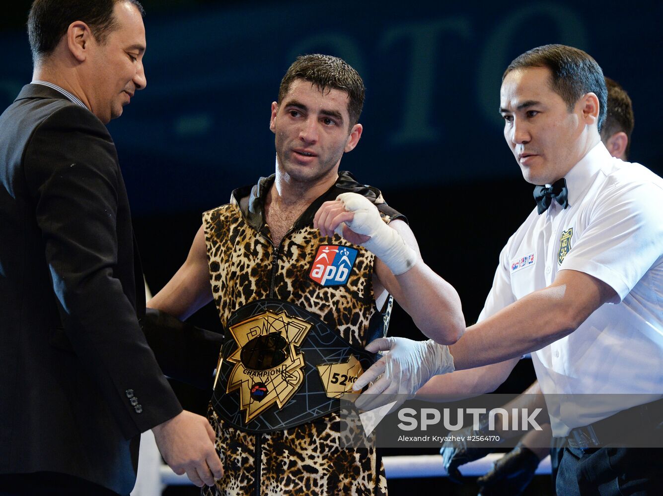 AIBA Pro Boxing international tournament. Mikhail Aloyan vs. Elias Emigdio