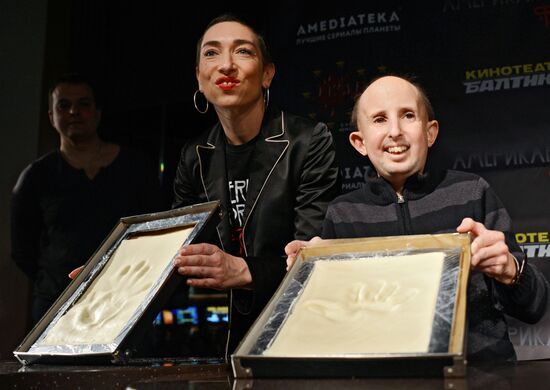 Guests and participants of Kaplya International Horror Film Awards ceremony in Moscow