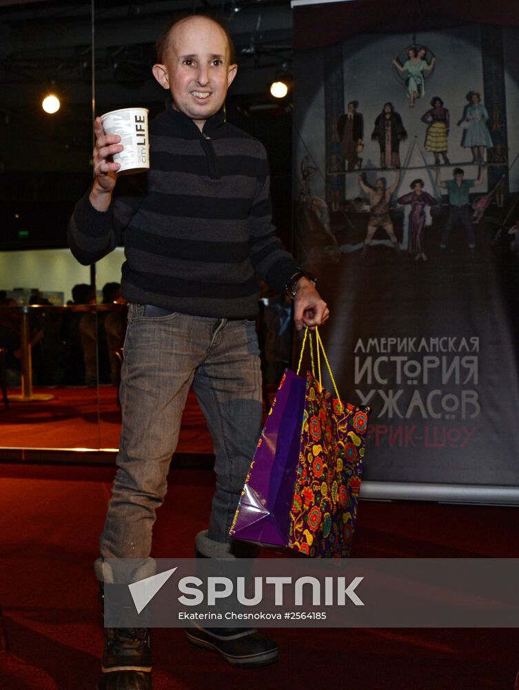 Guests and participants of Kaplya International Horror Film Awards ceremony in Moscow