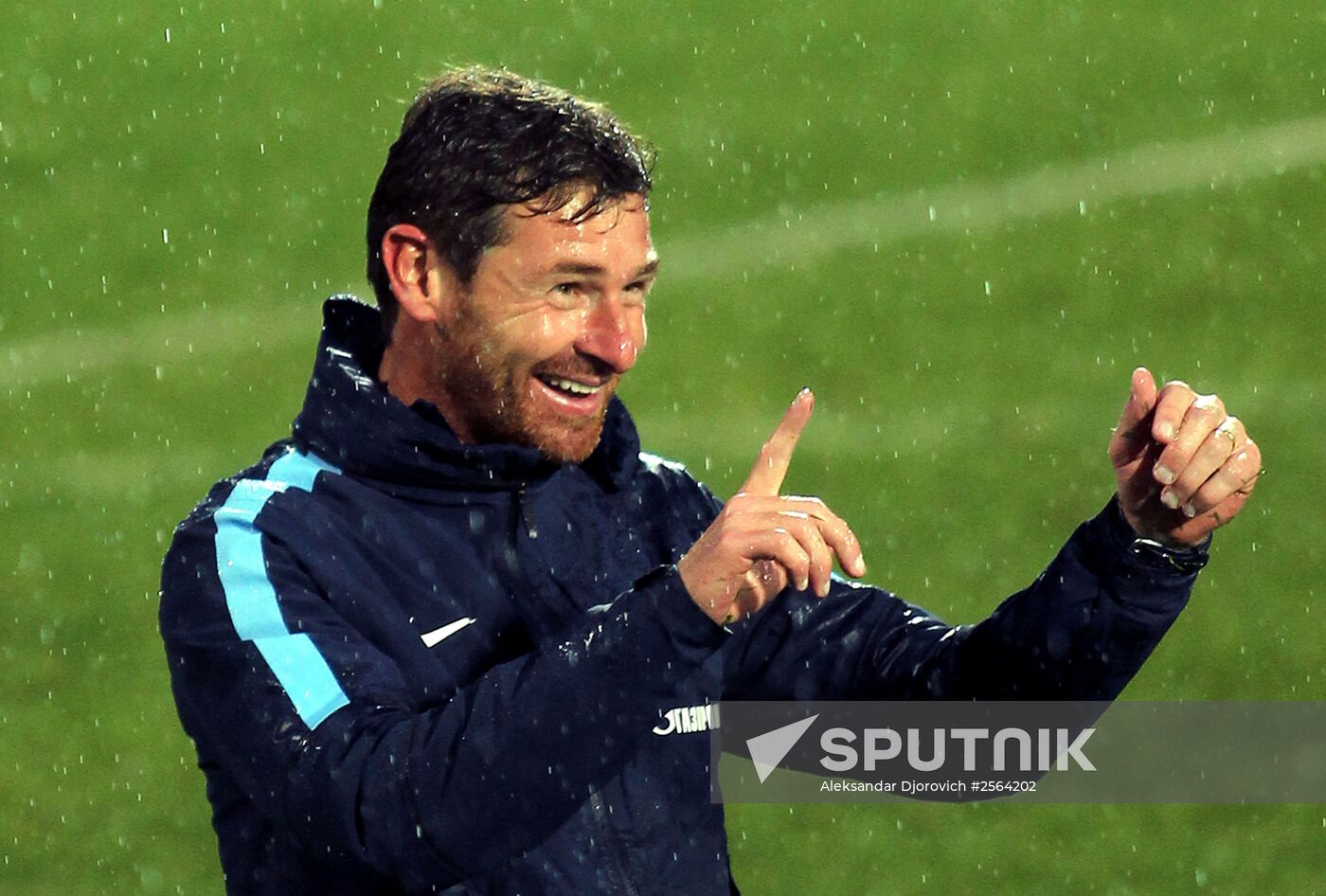 Football. Zenit in training