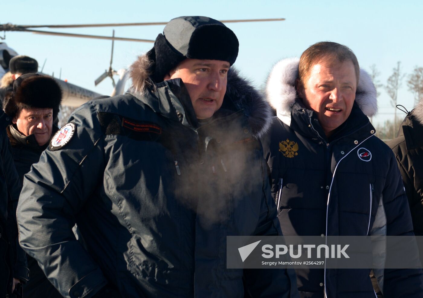 Dmitry Rogozin checks progress of constructing the Vostochny cosmodrome