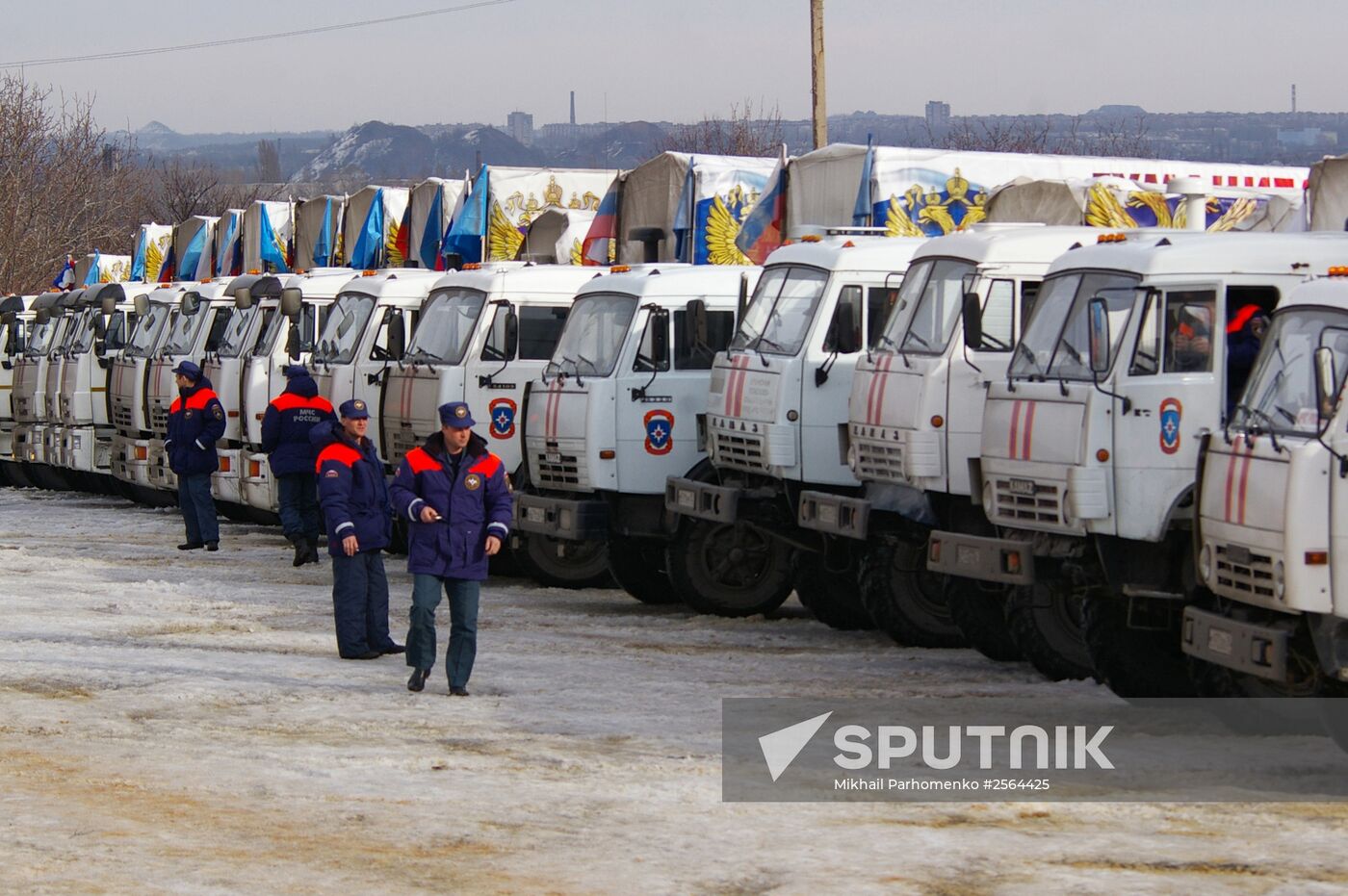 12th humanitarian convoy arrives in Donbas
