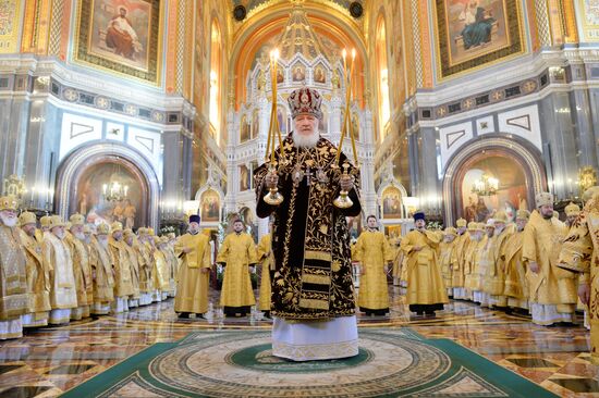 Sixth anniversary of Patriarch Kirill's enthronement