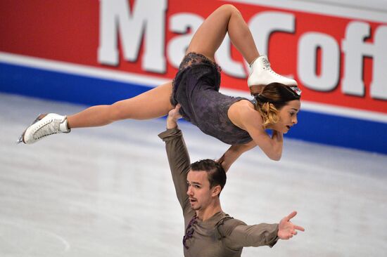 European Figure Skating Championships. Pairs. Free skating