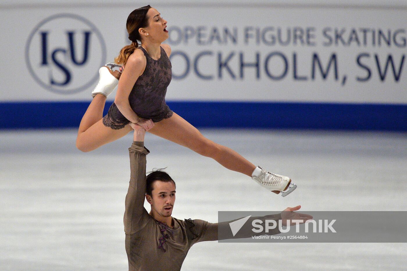 European Figure Skating Championships. Pairs. Free skating