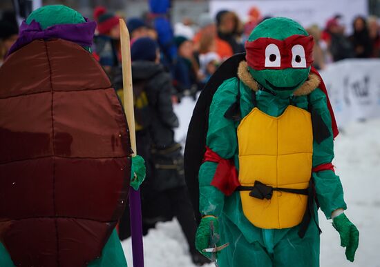 The SaniDay-2015 Unique Sleds Festival