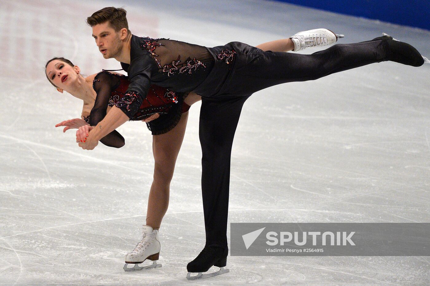 European Figure Skating Championships. Pairs. Free skating