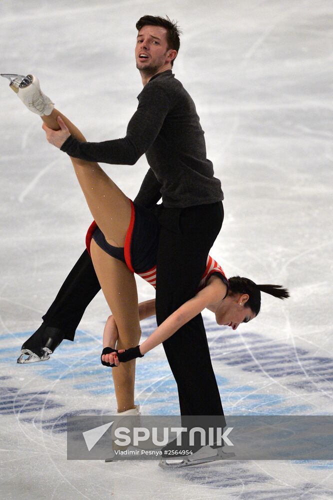 European Figure Skating Championships. Pairs. Free skating