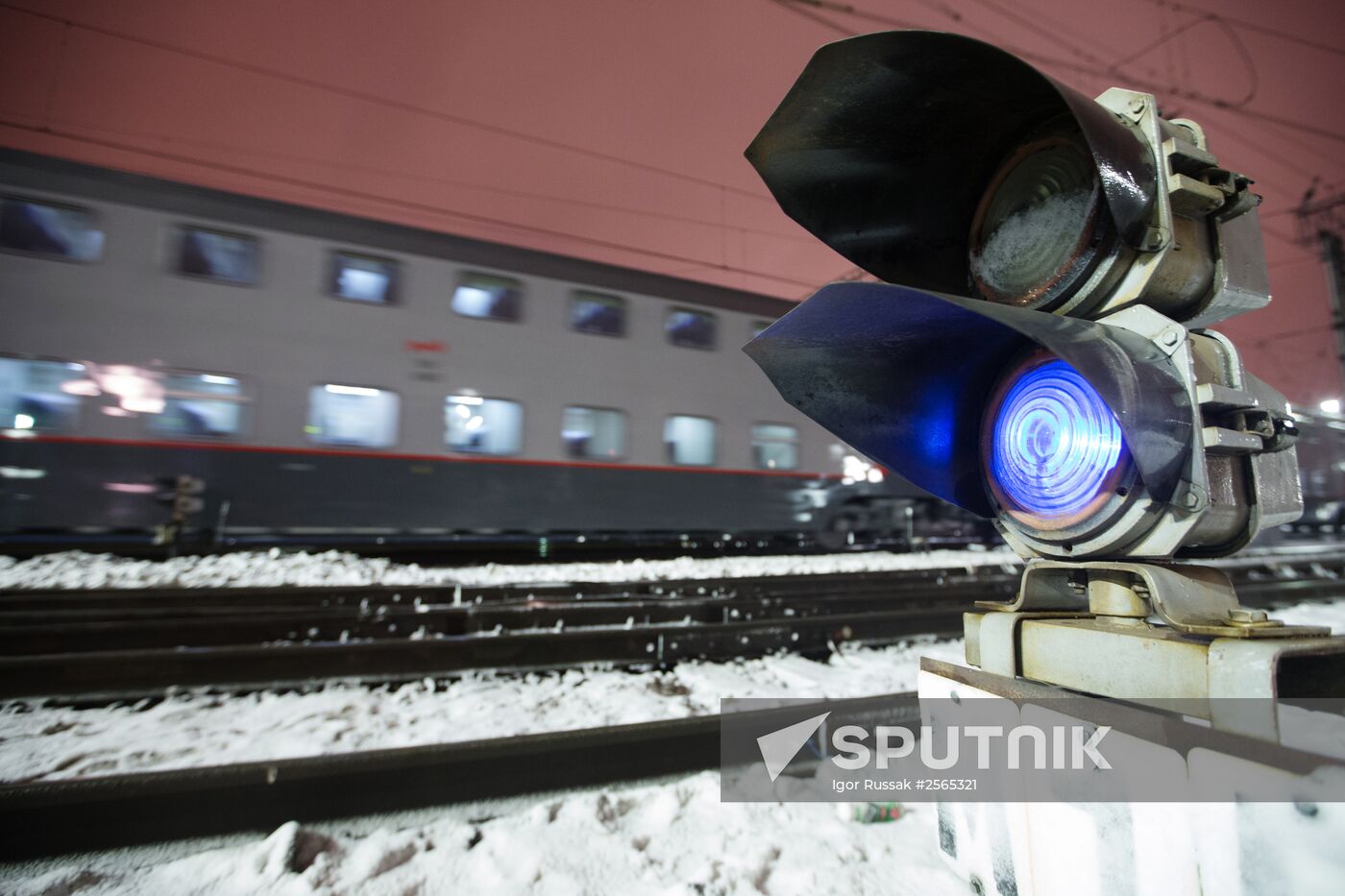 First St. Petersburg - Moscow double-decker train