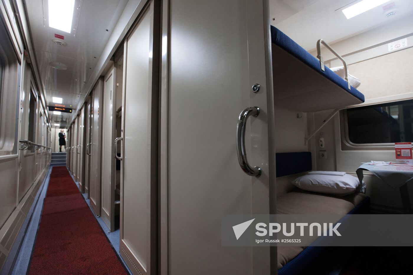 First St. Petersburg - Moscow double-decker train