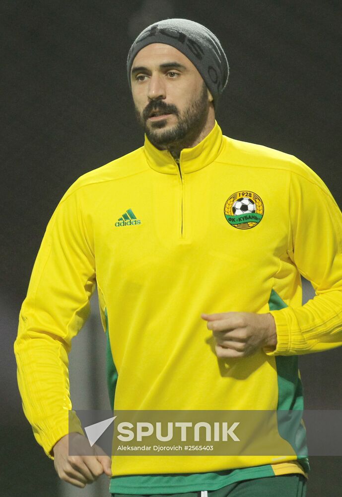 FC Kuban's player Hugo Almeida