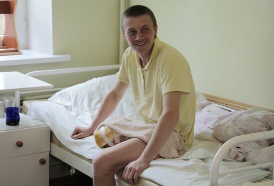 Ukrainian POWs in Donetsk